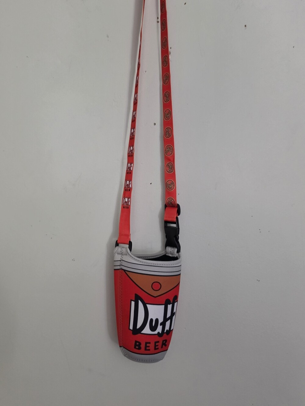 NWOT The Simpsons Duff Beer Koozie Purse